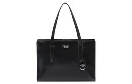 Prada Сумка через плечо Re Edition из кожи, сумка через плечо, средняя, унисекс, черная 1ba350_zo6_f0002_v_ooo