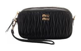 Miu Miu Женский клатч из овчины, черный 5ne846-2fpp-f0002
