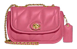 Coach Сумка-мессенджер из мягкой кожи Pillow Nappa, женская, розовая ca086-b4qdv