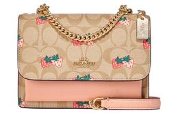 Coach Сумка через плечо Klare из гладкой кожи с покрытием, женская, коричневого и розового цвета, небольшого размера cb594-imot4