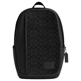 Coach Большой мужской рюкзак из холста с покрытием Edge Coated Black cw446-qbmi5