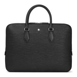 Montblanc Сумка-портфель Meisterstuck из коровьей кожи, мужские, черная 130912