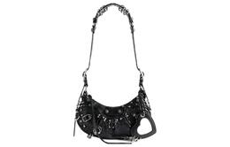 Balenciaga Сумка через плечо Le Cagole Xs с пирсингом, черная 671309210g81000
