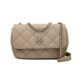 Tory Burch Сумка TB-Willa из козьей кожи, женская, цвет «слоновый серый» 149682-082