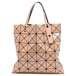 Issey Miyake Сумка-шоппер из полиэстера, сумка для покупок, дамская сумочка, сумка через плечо, обычная женская, оранжевая bb23-ag603-37
