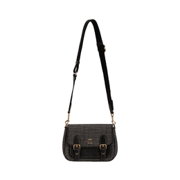 Coach Сумка через плечо Lucy Fabric с коровьей кожей, среднего размера, женская, черная ca622-ima47
