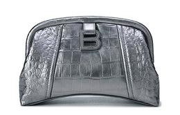 Клатч Editor Xs, серебристый металлизированный Balenciaga 6731202102k8103