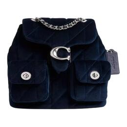 Coach Рюкзак Tabby Velvet среднего размера, женский, синий cw610-lhvdq