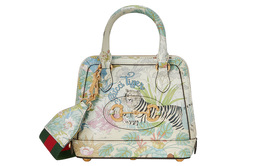 Сумка-купол из кожи, сумка через плечо, сумка-мини, женская сумка Gucci 677212-utibc-9177
