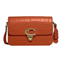 Coach Сумка-тоут из кожи Studio Leather, квадратная, среднего размера, для фотоаппарата, через плечо, оранжевая c6640-b4gx