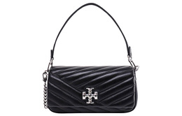 Tory Burch Сумка-багет Kira из кожи, женская, черная 90456-002