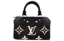 Louis Vuitton Сумка Speedy Nano Black/Beige m81456