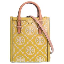 Tory Burch Сумка-шоппер из коровьей кожи, сумка для нот, сумка через плечо, женская мини-сумка, желтая 88650-733