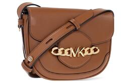 Michael Kors Сумка Hally из овчины, через плечо, обычная женская, коричневого цвета 30f1g2hm6l-230