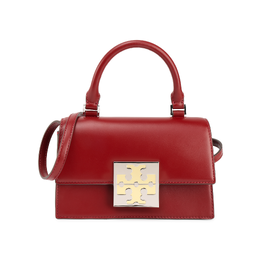 Tory Burch Сумка через плечо BON BON из телячьей кожи, женская, кирпично-красная 150365-600