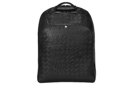Montblanc Рюкзак-туба из коровьей кожи унисекс, черный 129963