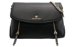 Michael Kors MK Brooklyn кожаная сумка через плечо, женская, черная 30h1gbnl6l-001