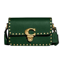 Coach Сумка-мессенджер Studio из коровьей кожи, через плечо, маленькая, женская, зеленая cc384-b4czs
