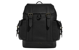 Coach Рюкзак-туба Hudson Natural Grain Leather, мужской, черный cb837-qbbk
