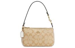Coach Сумка-кошелек из ПВХ Nolita, женская сумка-мессенджер Trumpets цвета хаки cs442-imdqc