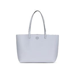 Сумка-шоппер из телячьей кожи, женская серая Tory Burch, серый 152221-021 | gray