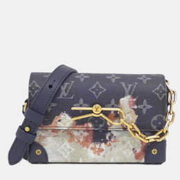 Louis Vuitton Steamer Wearable Wallet Ancre, Blue Monogram Bleach Canvas Shoulder Bag 1207449