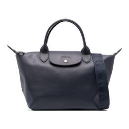 Сумка женская из коровьей кожи на одно плечо, цвет морской волны Longchamp 1512987556
