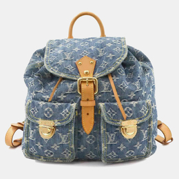 Louis Vuitton Sac a Dos GM Blue Monogram Denim Backpack 1207427