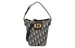 Christian Dior 30 Montaigne сумка-ведро из коровьей кожи, женская, синяя, через плечо s2319utzq-m928