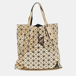 Issey Miyake Gold/Black PVC and Mesh Bao Bao Tote 1206969