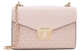 Michael Kors Сумка через плечо MK Rose из коровьей кожи, небольшого размера, женская, розового цвета 35t0gxol2b-857
