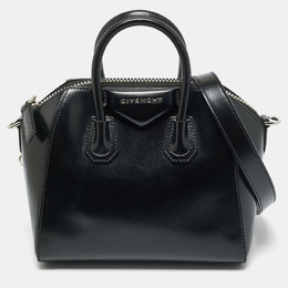 Givenchy Black Glossy Leather Mini Antigona Satchel 1207068