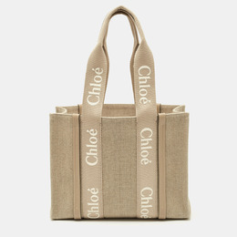 Chloe Chloé Beige Canvas Medium Woody Tote 1207031