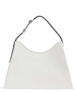 Сумка-ведро Nuvola L из мелкозернистой кожи Furla, белый wb01246-bx2045-1704s | elfenbein
