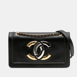 Chanel Black Lambskin CC Antico Flap Bag 1206727