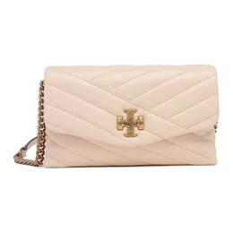 Tory Burch Сумка-конверт Kira из кожи, сумка через плечо, женская, кремово-белая 90343-122