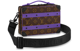 Louis Vuitton Сумка Handle Soft Trunk Monogram Macassar Brown/Purple m46264