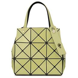 Issey Miyake Сумка-шоппер из ПВХ, женская, зеленого цвета, жасминовая, небольшого размера bb38-ag615-青茉莉