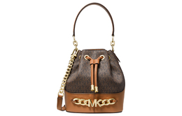Michael Kors Сумка через плечо из коровьей кожи, маленькая женская, темно-коричневая и желудь коричневого цвета 32s2gdvc0b-252