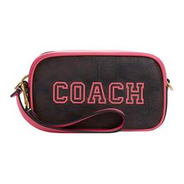 Coach Сумка-клатч Jamie из искусственной кожи, небольшого размера, женская, коричневого и арбузного цвета cb851-imuoe
