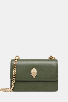 Кожаная сумка Shoreditch Kurt Geiger London, зеленый 3536275109 | zielony