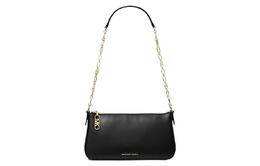 Michael Kors Кожаная сумка через плечо среднего размера, женская, черная 32h3g8ew6l-0001