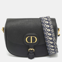 Christian Dior Black Leather Large Bobby Shoulder Bag 1206489