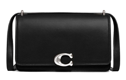 Coach Сумка Bandit из коровьей кожи, через плечо, среднего размера, женская, черная cc416-lhblk