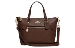 Coach Сумка-шоппер Gallery Leather, сумка-шоппер, сумка через плечо, маленькая женская, темно-коричневого цвета c9948-imcwh
