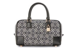 Loewe Сумка Amazona из телячьей кожи, сумка через плечо, женская сумка Trumpets, цвет морской волны, сине-серый a039n07x03-5938