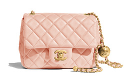 Сумка через плечо из овчины, женская, цвета сушеной розы Chanel as1786-b02916-ng119