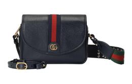 Gucci Сумка через плечо Ophidia Leather, женская, синяя 722117-aaa81-4048