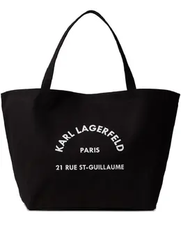 Karl Lagerfeld Rue St-Guillaume canvas tote bag 26179283