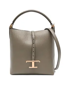 Tod's T-buckle leather shoulder bag 31334228